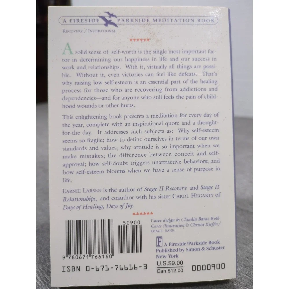 1992 Believing In Myself, A Fireside/Parkside Meditation Book Larsen‎ & Hegarty